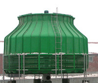 圓形逆流玻璃鋼冷卻塔-德州富達(dá)玻璃鋼制品